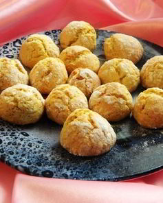 Лимонное треснутое печенье