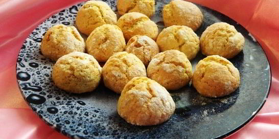 Лимонное треснутое печенье