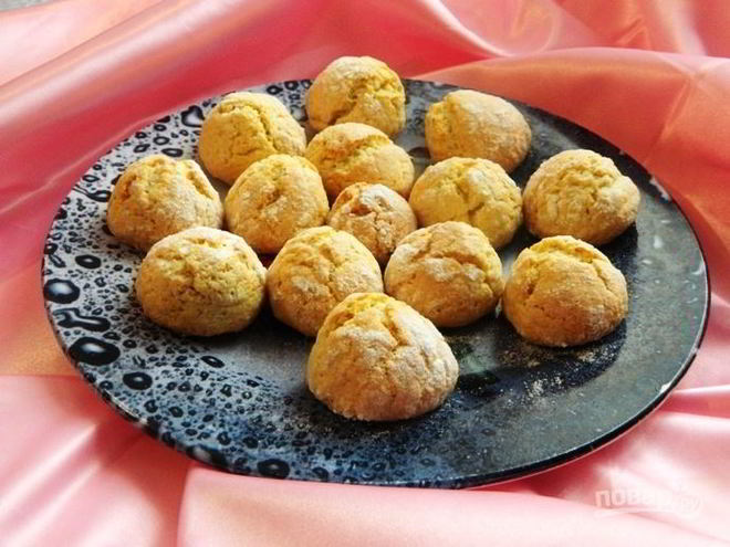 Рецепт лимонного треснутого печенья