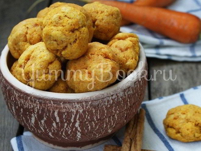 Рецепт морковна-яблочного печенье