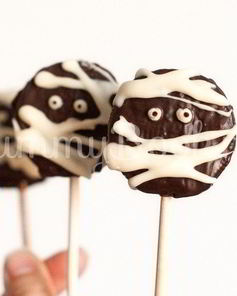 Мумии из печенья Орео на Хэллоуин