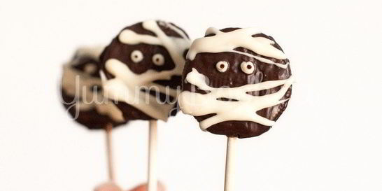 Мумии из печенья Орео на Хэллоуин