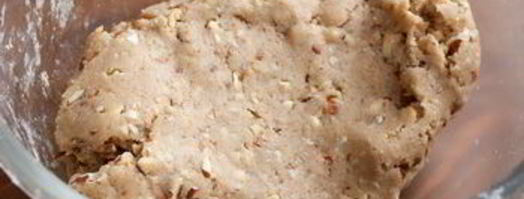 нарезное печенье с джемом и миндалем. Шаг 4