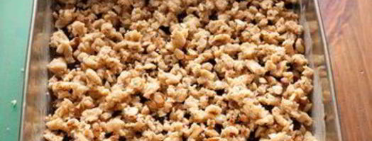 нарезное печенье с джемом и миндалем. Шаг 7