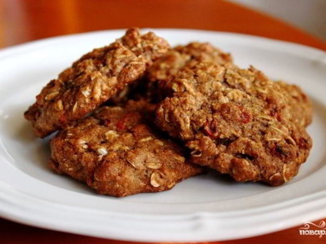 Рецепт овсяного печенья без муки