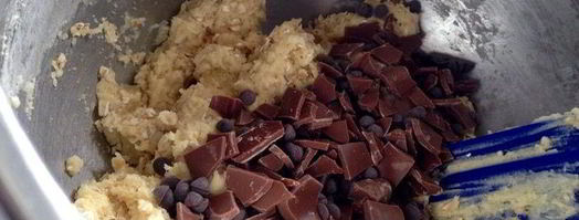 овсяное печенье два шоколада. Шаг 5