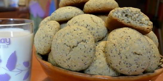 Овсяное печенье с маком