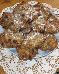 Овсяное печенье с семечками и сухофруктами