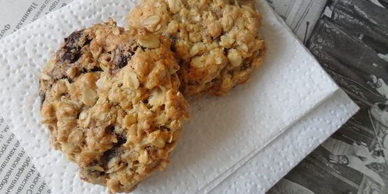 Овсяное печенье с шоколадом