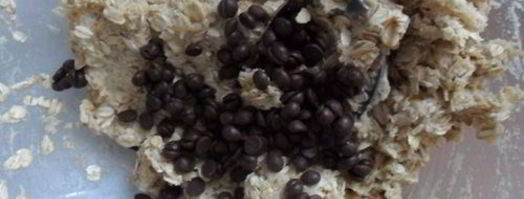 овсяное печенье с шоколадом. Шаг 2