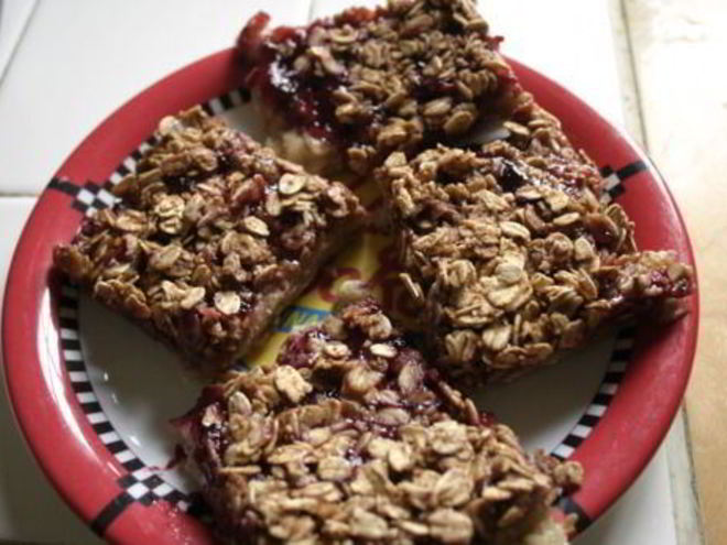 Рецепт овсяного печенья с вареньем