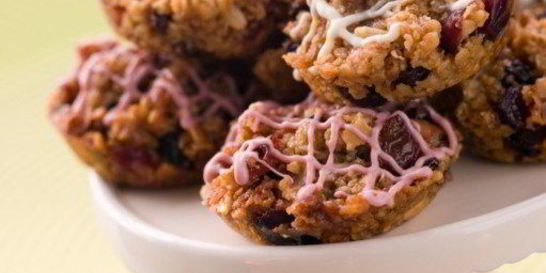 Овсяное печенье с вишней