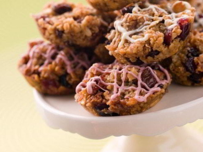 Рецепт овсяного печенья с вишней