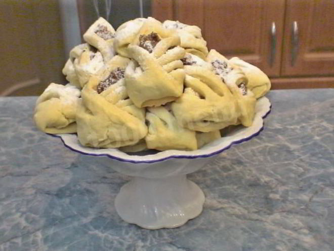 Рецепт печенья чарох с яблочно-ореховой начинкой