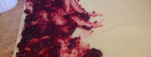 печенье ежевично-малиновые завитушки. Шаг 6