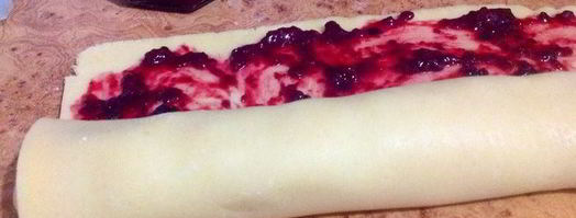 печенье ежевично-малиновые завитушки. Шаг 7