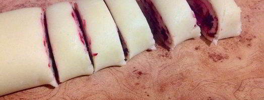 печенье ежевично-малиновые завитушки. Шаг 8