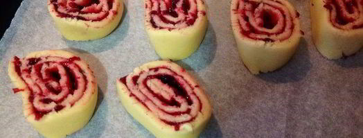 печенье ежевично-малиновые завитушки. Шаг 9