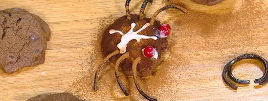 печенье паучки. Шаг 12