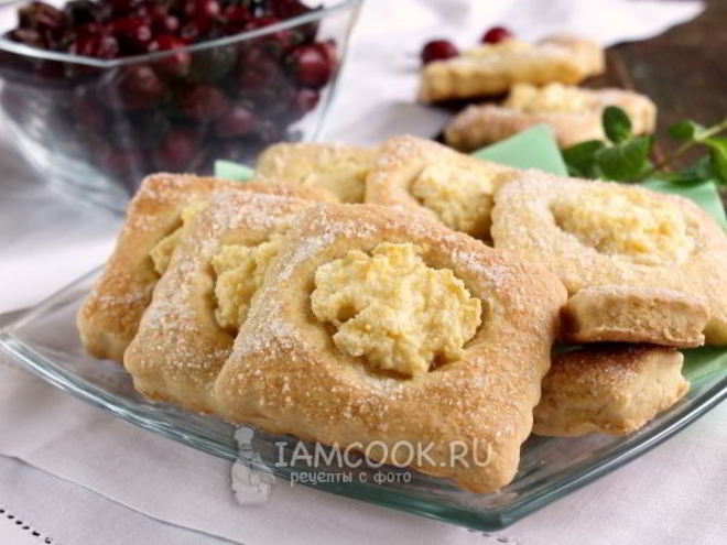 Рецепт печенья песочного с творогом