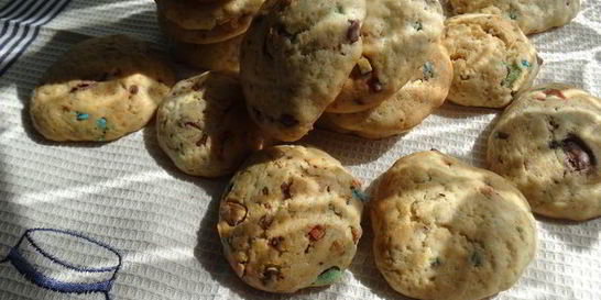 Печенье с драже m&m