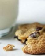 Печенье с горьким шоколадом