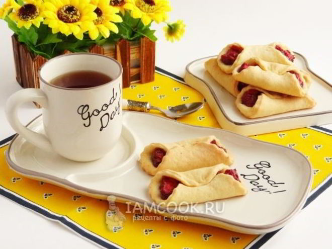 Рецепт печенья с клубникой