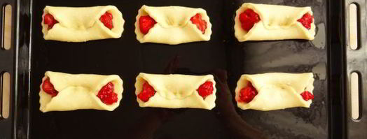 печенье с клубникой. Шаг 24