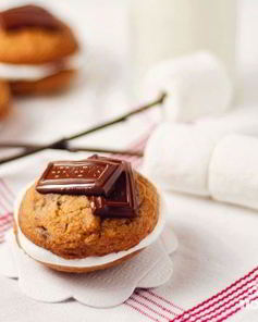 Печенье с шоколадом и маршмэллоу