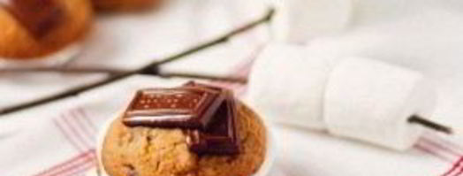 печенье с шоколадом и маршмэллоу. Шаг 6