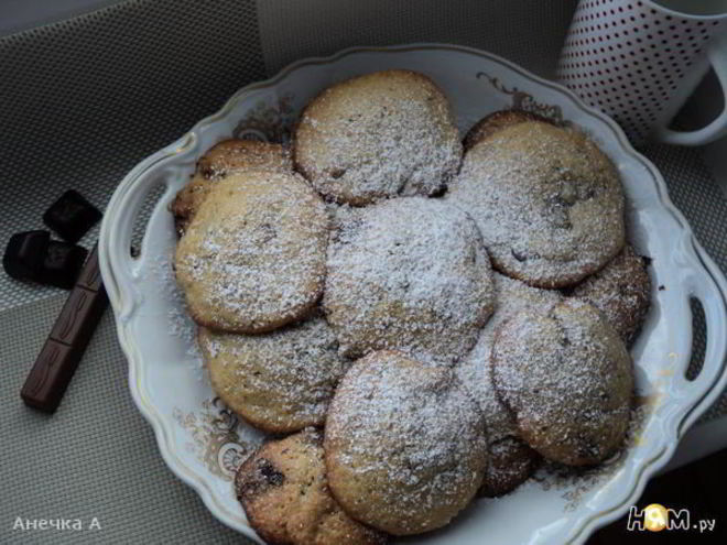 Рецепт печенья с шоколадом