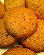 Печенье с тыквой, имбирем и орешками