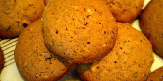 Печенье с тыквой, имбирем и орешками