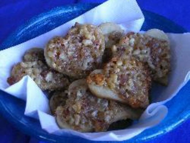 Рецепт печенья с засахаренным имбирем и миндалем