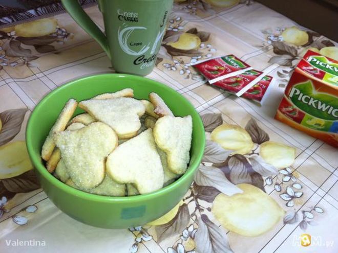 Рецепт печенья сахарные сердечки