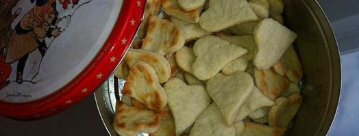 печенье сахарные сердечки. Шаг 4