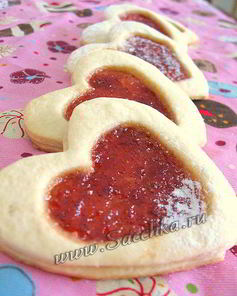 Печенье Сердечки к 14 февраля