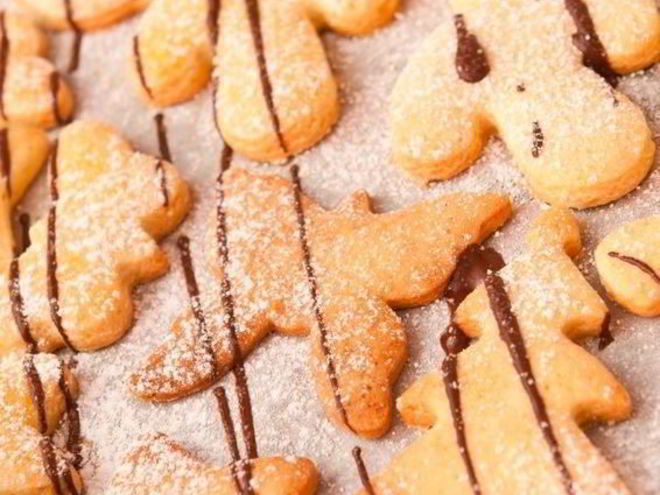 Рецепт песочного сахарного печенья