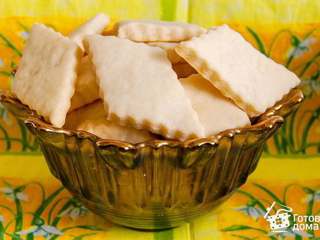 Рецепт постного рассыпчатого печенья