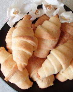 Рогалики из творожного теста