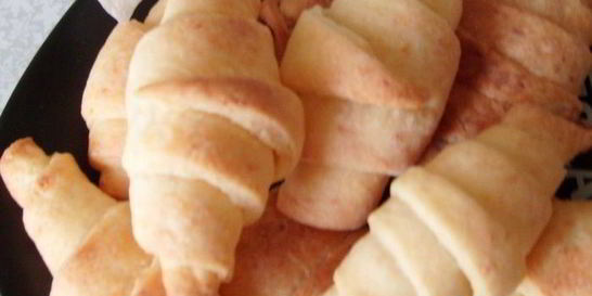 Рогалики из творожного теста