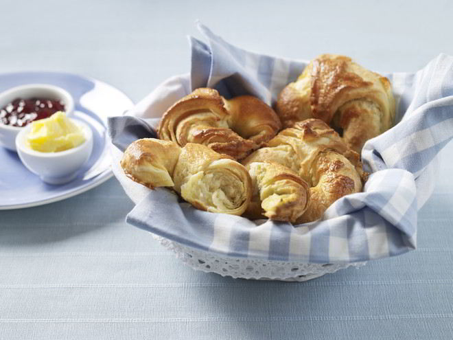 Рецепт рогаликов на маргарине с разными начинками