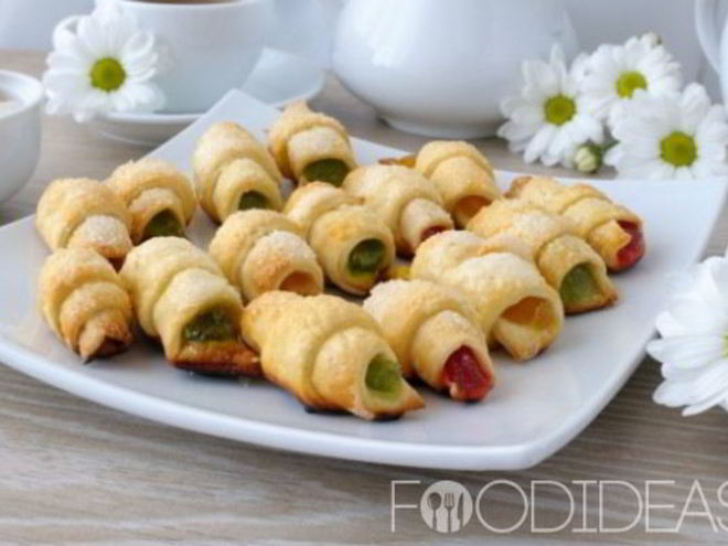 Рецепт рогаликов с мармеладом