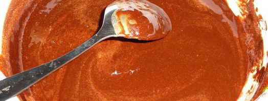 шоколадно-миндальное печенье белое на черном. Шаг 2