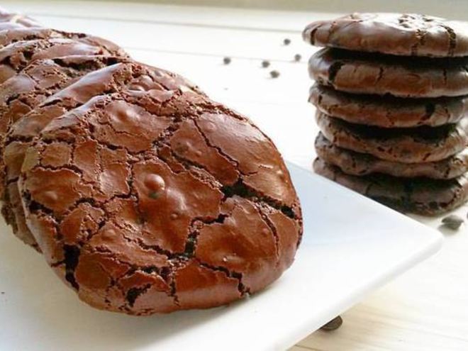 Рецепт шоколадного печенья без муки