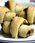 Сливочные рогалики с начинкой