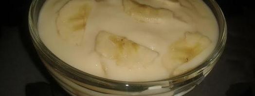 ванильный пудинг с бананом и печеньем. Шаг 8