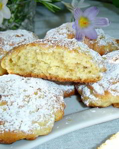 Яблочное печенье с яблоками