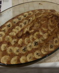 Банановый пирог с корицей