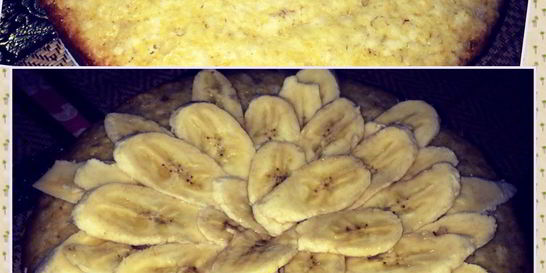 Банановый пирог в мультиварке